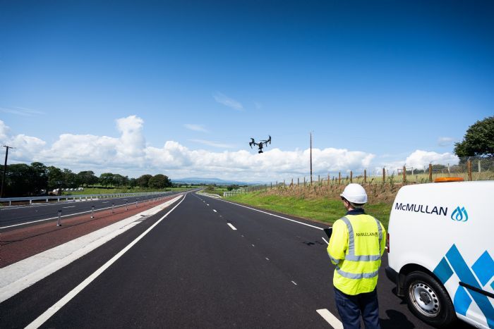 Drone Survey of Completed Section of A6 Randalstown to Castledawson